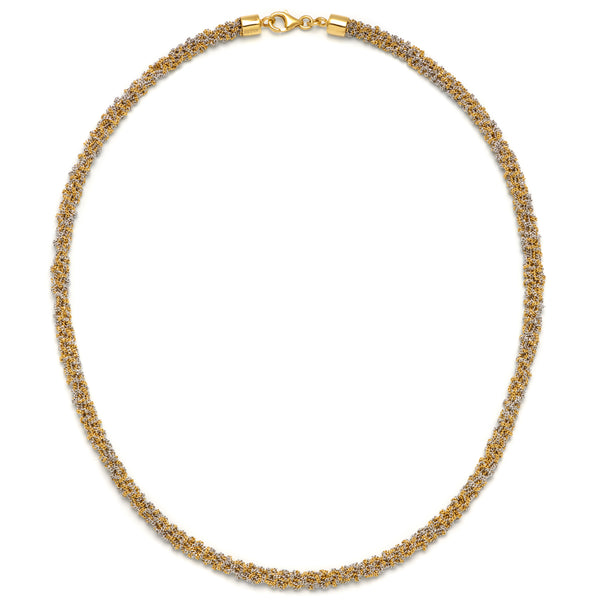 Capri Gold & Silver Chain Necklace